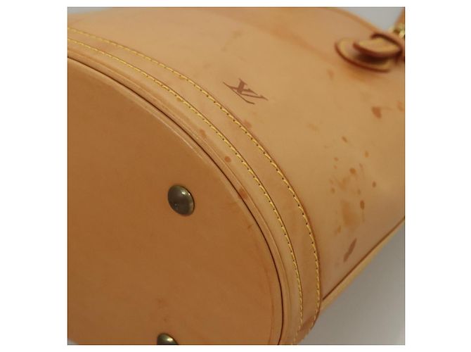 LOUIS VUITTON Borsa a Spalla Nomad in Pelle Bucket PM Beige M85001 LV Auth 132875A - vista 16