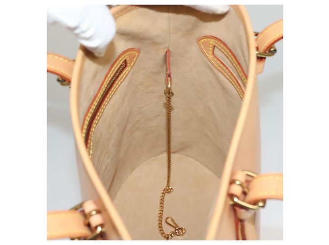 LOUIS VUITTON Borsa a Spalla Nomad in Pelle Bucket PM Beige M85001 LV Auth 132875A - vista 18
