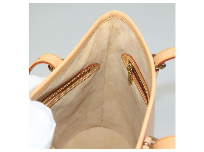 LOUIS VUITTON Borsa a Spalla Nomad in Pelle Bucket PM Beige M85001 LV Auth 132875A - vista 19