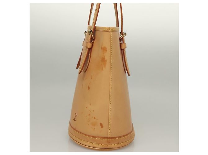 LOUIS VUITTON Borsa a Spalla Nomad in Pelle Bucket PM Beige M85001 LV Auth 132875A - vista 3