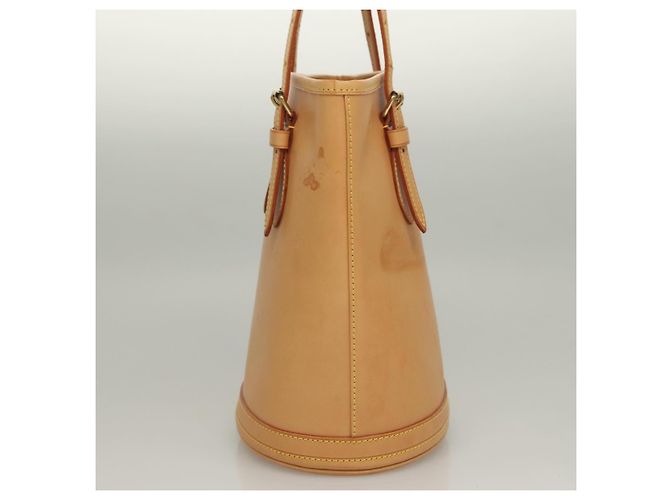 LOUIS VUITTON Borsa a Spalla Nomad in Pelle Bucket PM Beige M85001 LV Auth 132875A - vista 4