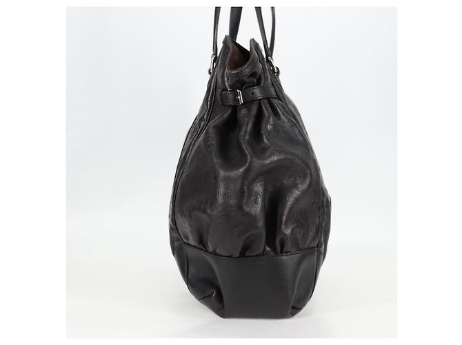 Borsa a Spalla in Pelle Nera e Argento GUCCI 257290 Auth sw1329A Nero - vista 4