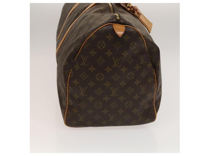 LOUIS VUITTON Borsa Boston Monogram Keepall 55 M41424 LV Auth 134390A Monogramma - vista 4