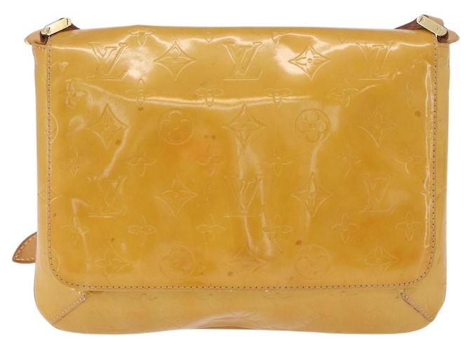 LOUIS VUITTON Borsa Thompson Street Monogram Vernis Beige M91301 LV Auth th6656 - vista 13