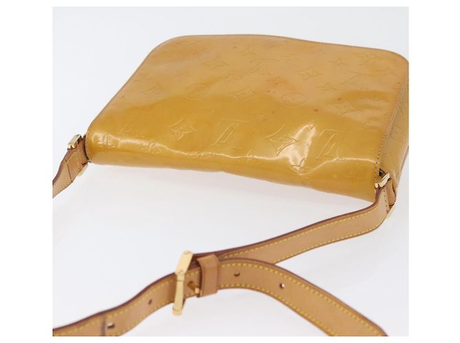 LOUIS VUITTON Borsa Thompson Street Monogram Vernis Beige M91301 LV Auth th6656 - vista 6