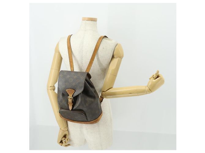 LOUIS VUITTON Monogram Montsouris MM Rucksack M51136 LV Auth BA9748A Monogramm - Ansicht 27