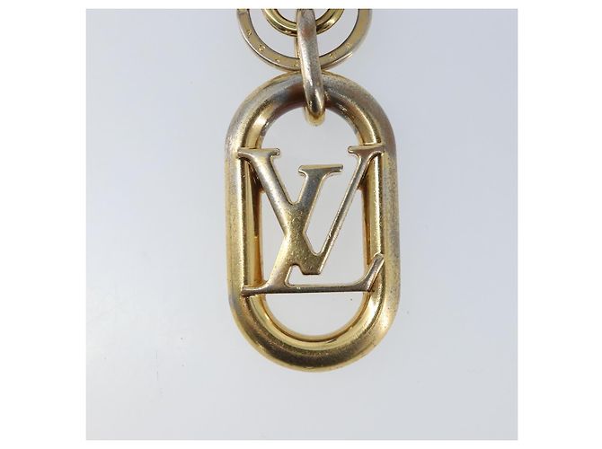 LOUIS VUITTON Charm metal Oro LV Auth BA11657 D'oro - vista 4