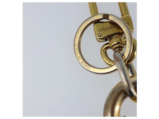 LOUIS VUITTON Charm metal Oro LV Auth BA11657 D'oro - vista 8
