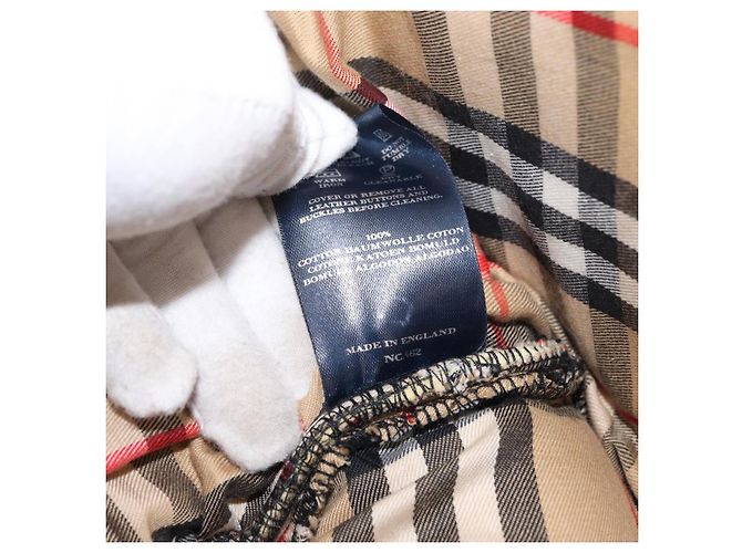 BURBERRY Nova Check Pet Carry Canvas Beige Silver Auth BA9738A - view 12