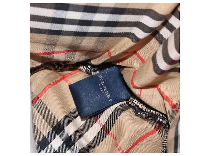 BURBERRY Nova Check Pet Carry Canvas Beige Silver Auth BA9738A - view 19