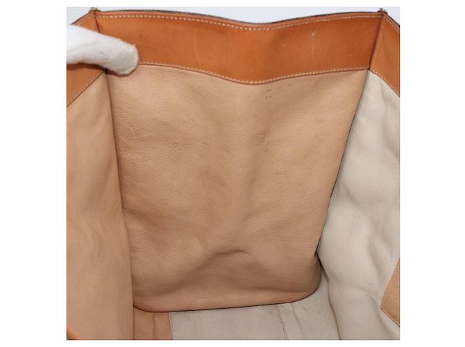 Céline Borsa tote in tela Macadam CELINE in pelle PVC marrone oro Auth LNZ801 D'oro - vista 21