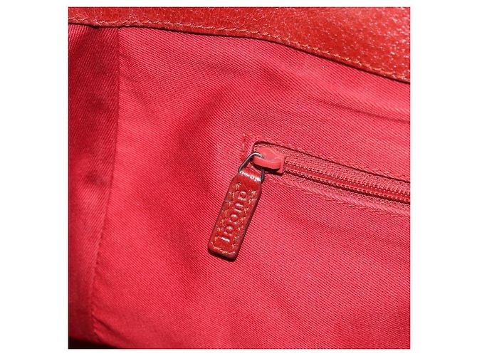 Borsa Tote GG Canvas Gucci Rossa Argento 113019 Auth LNZ757 Rosso - vista 20