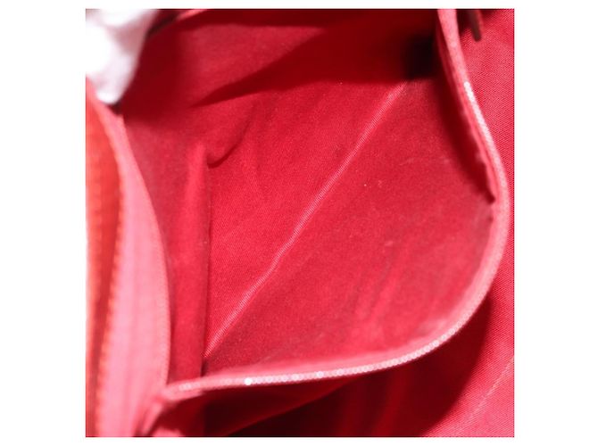 Borsa Tote GG Canvas Gucci Rossa Argento 113019 Auth LNZ757 Rosso - vista 21