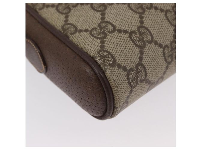 Gucci Borsa a Spalla GG Supreme PVC Beige Oro 001 58 6594 Auth AMZ443 D'oro - vista 15