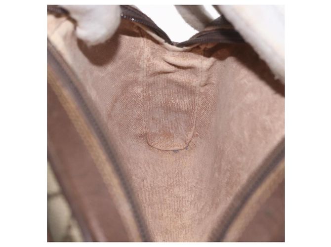 Gucci Borsa a Spalla GG Supreme PVC Beige Oro 001 58 6594 Auth AMZ443 D'oro - vista 20