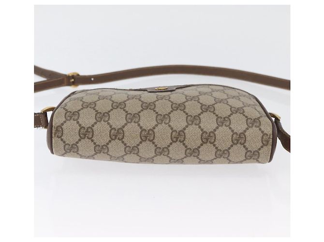 Gucci Borsa a Spalla GG Supreme PVC Beige Oro 001 58 6594 Auth AMZ443 D'oro - vista 5