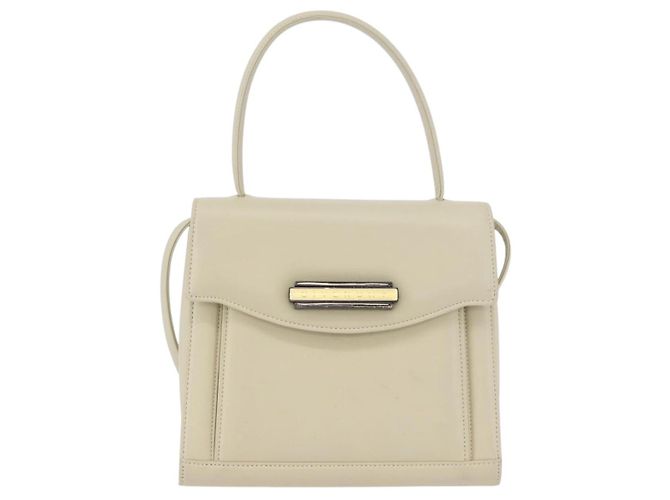 Borsa a Mano GIVENCHY in Pelle 2 in 1 Beige Auth 173803 - vista 13