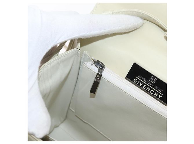 Borsa a Mano GIVENCHY in Pelle 2 in 1 Beige Auth 173803 - vista 22