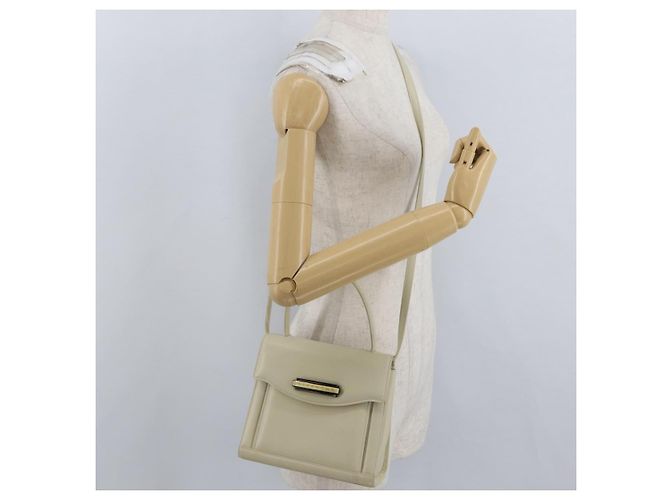 Borsa a Mano GIVENCHY in Pelle 2 in 1 Beige Auth 173803 - vista 26