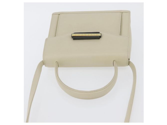 Borsa a Mano GIVENCHY in Pelle 2 in 1 Beige Auth 173803 - vista 6