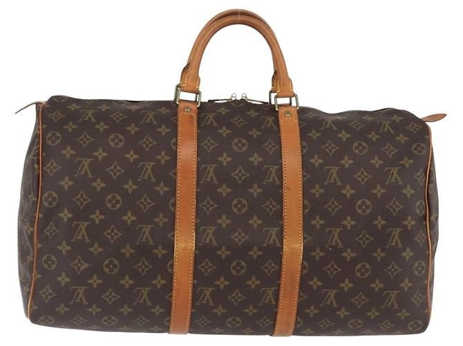 LOUIS VUITTON Monogram Keepall 50 Boston Tasche M41426 Auth LV ka3393 Monogramm - Ansicht 2