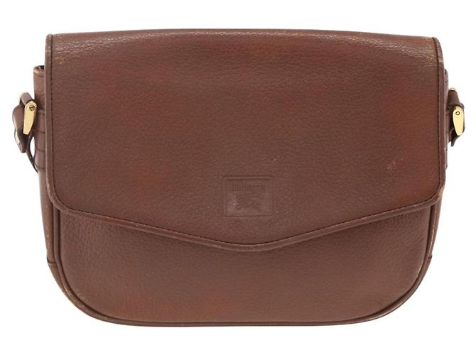 Borsa a Spalla Burberrys in Pelle Marrone Oro Auth BA11727 D'oro - vista 13