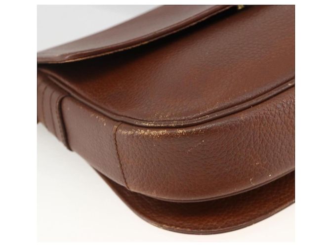 Borsa a Spalla Burberrys in Pelle Marrone Oro Auth BA11727 D'oro - vista 14