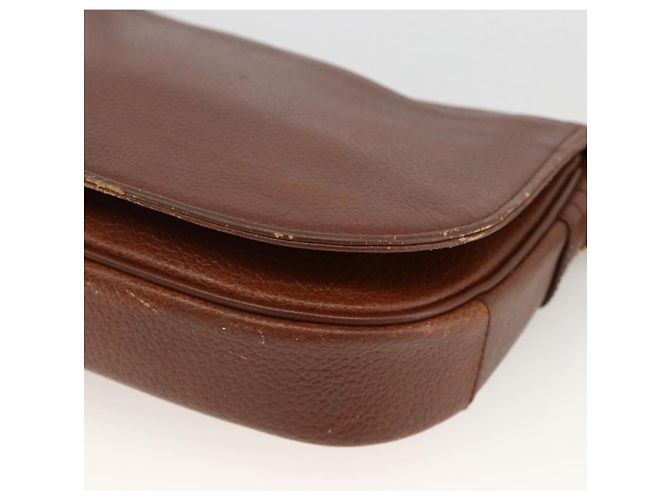 Borsa a Spalla Burberrys in Pelle Marrone Oro Auth BA11727 D'oro - vista 15