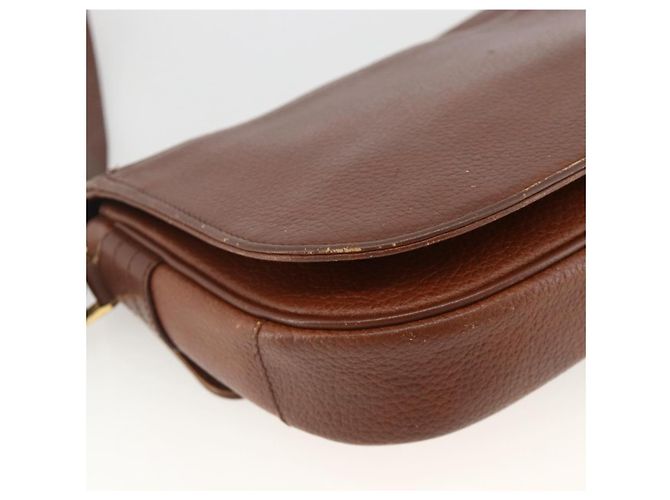 Borsa a Spalla Burberrys in Pelle Marrone Oro Auth BA11727 D'oro - vista 16