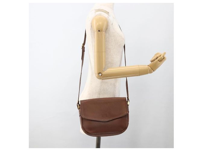 Borsa a Spalla Burberrys in Pelle Marrone Oro Auth BA11727 D'oro - vista 23