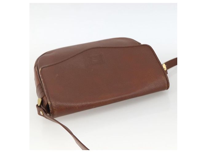 Borsa a Spalla Burberrys in Pelle Marrone Oro Auth BA11727 D'oro - vista 6
