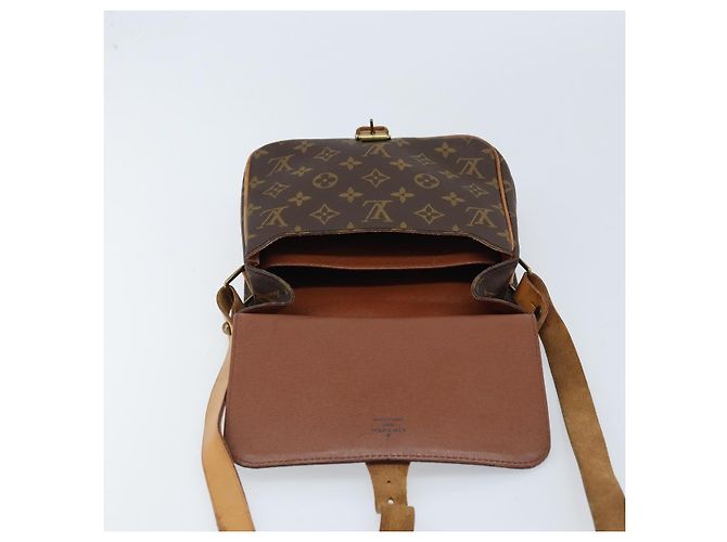 LOUIS VUITTON Borsa a Spalla Monogram Cartouchiere MM M51253 LV Auth ARZ112 Monogramma - vista 19