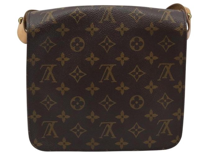 LOUIS VUITTON Borsa a Spalla Monogram Cartouchiere MM M51253 LV Auth ARZ112 Monogramma - vista 2