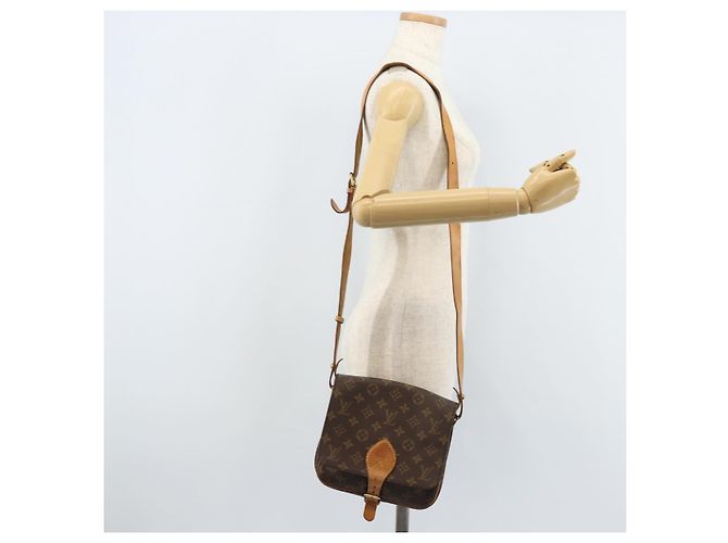 LOUIS VUITTON Borsa a Spalla Monogram Cartouchiere MM M51253 LV Auth ARZ112 Monogramma - vista 25