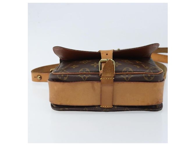 LOUIS VUITTON Borsa a Spalla Monogram Cartouchiere MM M51253 LV Auth ARZ112 Monogramma - vista 5