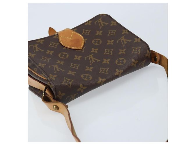 LOUIS VUITTON Borsa a Spalla Monogram Cartouchiere MM M51253 LV Auth ARZ112 Monogramma - vista 6