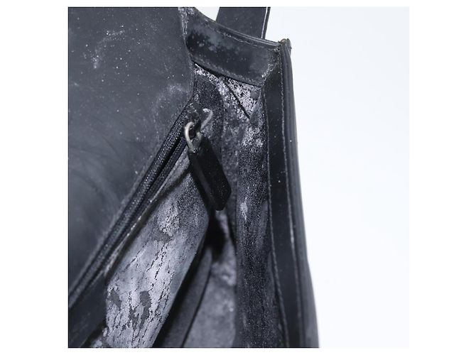 Borsa a Spalla in Pelle Nera e Argento GUCCI 001 3064 Auth BSZ351 Nero - vista 19