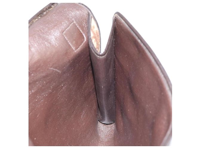 Borsa a spalla in tela Trotter Christian Dior marrone oro Auth bs34135 D'oro - vista 20