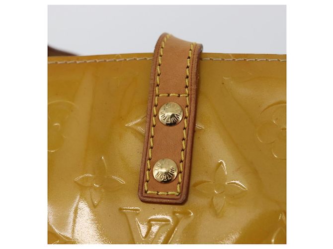LOUIS VUITTON Monogram Vernis Reade PM Borsa a Mano Beige M91144 LV Auth ARZ496 - vista 10