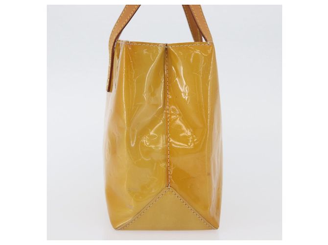 LOUIS VUITTON Monogram Vernis Reade PM Borsa a Mano Beige M91144 LV Auth ARZ496 - vista 3