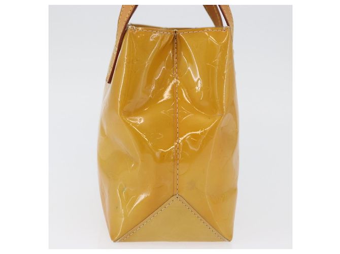 LOUIS VUITTON Monogram Vernis Reade PM Borsa a Mano Beige M91144 LV Auth ARZ496 - vista 4