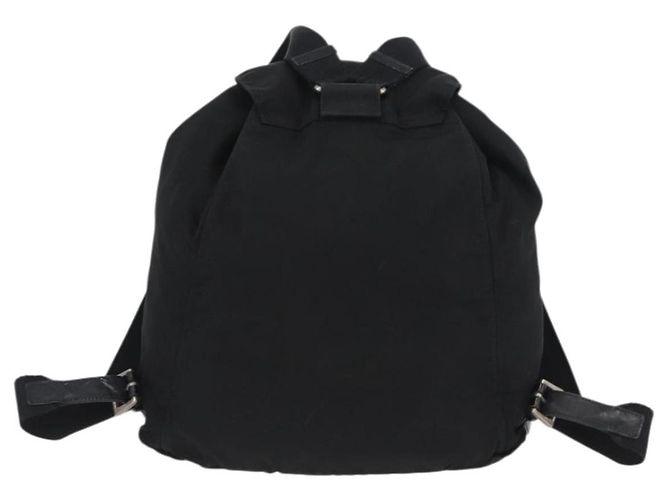 Zaino PRADA in nylon nero argento Auth BA11574 - vista 2