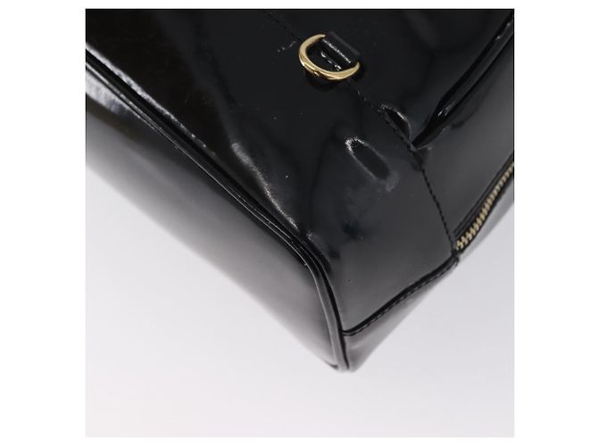 Borsa a corpo Bamboo GUCCI Pelle lucida Nera Oro 003 2113 0027 Auth ep13733 Nero D'oro - vista 17