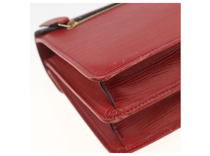 CLUTCH VERSACE Sunburst in Pelle Rossa Oro Auth am11180A Rosso D'oro - vista 16