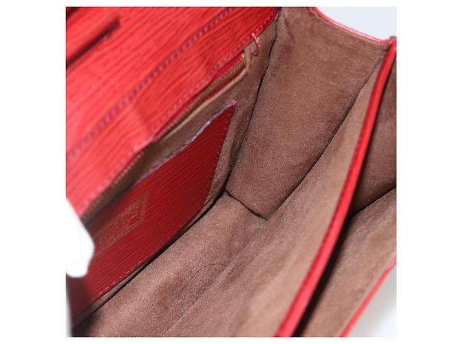 CLUTCH VERSACE Sunburst in Pelle Rossa Oro Auth am11180A Rosso D'oro - vista 19