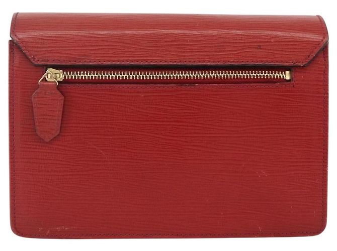 CLUTCH VERSACE Sunburst in Pelle Rossa Oro Auth am11180A Rosso D'oro - vista 2