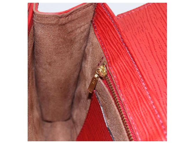 CLUTCH VERSACE Sunburst in Pelle Rossa Oro Auth am11180A Rosso D'oro - vista 21