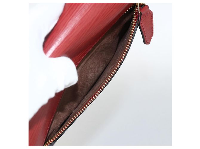 CLUTCH VERSACE Sunburst in Pelle Rossa Oro Auth am11180A Rosso D'oro - vista 24
