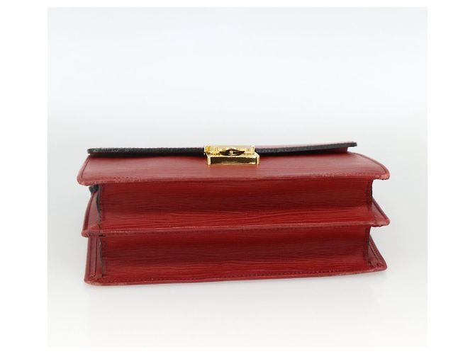 CLUTCH VERSACE Sunburst in Pelle Rossa Oro Auth am11180A Rosso D'oro - vista 6
