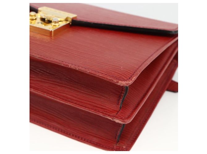 CLUTCH VERSACE Sunburst in Pelle Rossa Oro Auth am11180A Rosso D'oro - vista 7